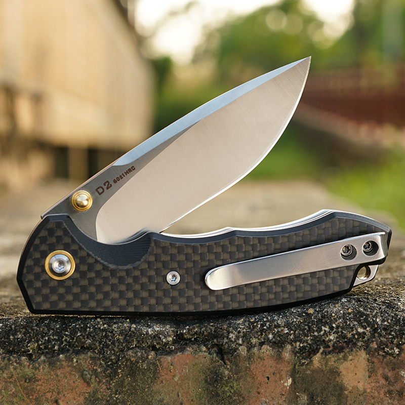 Hunting Camp Outdoor Kitchen - FORESAIL D2 Steel Sharp Folding Knife