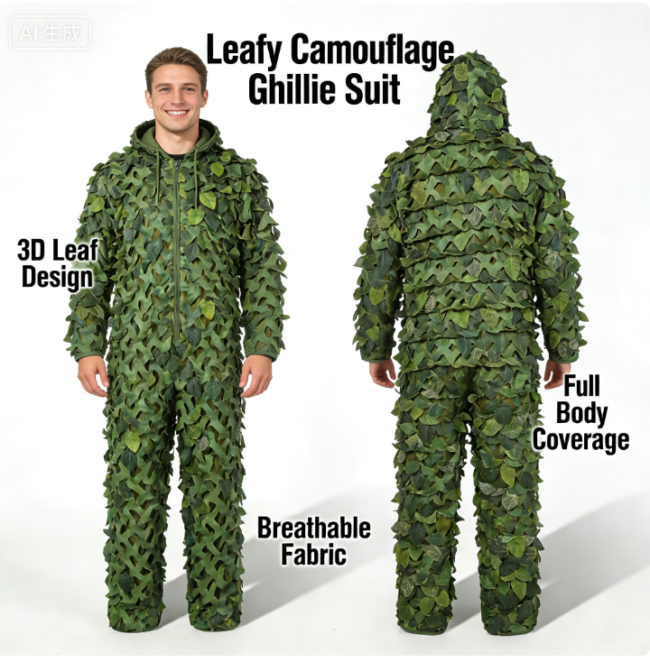 Hunting Outdoor Game - Hunting Hidden Camouflage Mesh Clothing Geely