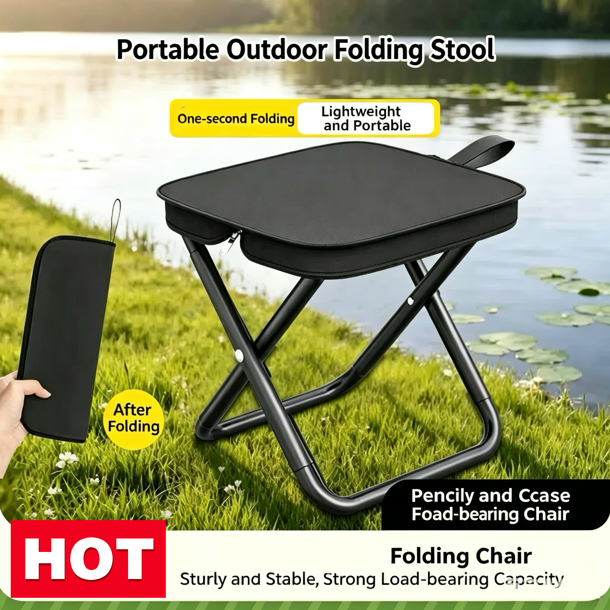 Outdoor Hunting Chair - 2026 Ultra Light Folding Portable Chair