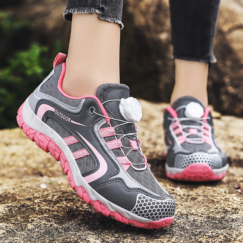 Outdoor Hunting Fabric - Women‘s Breathable Hiking Shoes Anti-slip Trekking
