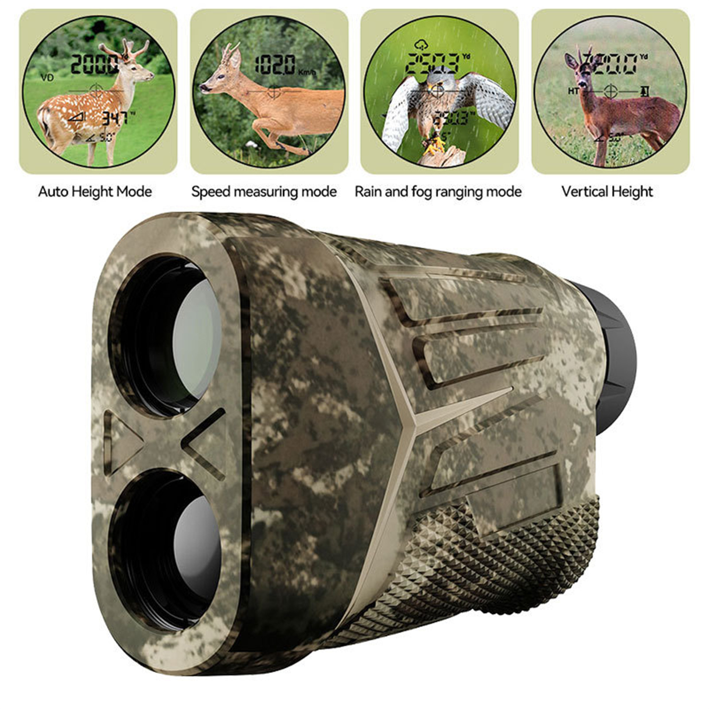 Rangefinder Laser Hunting - 800 Yards Camouflage Hunting Laser Rangefinder
