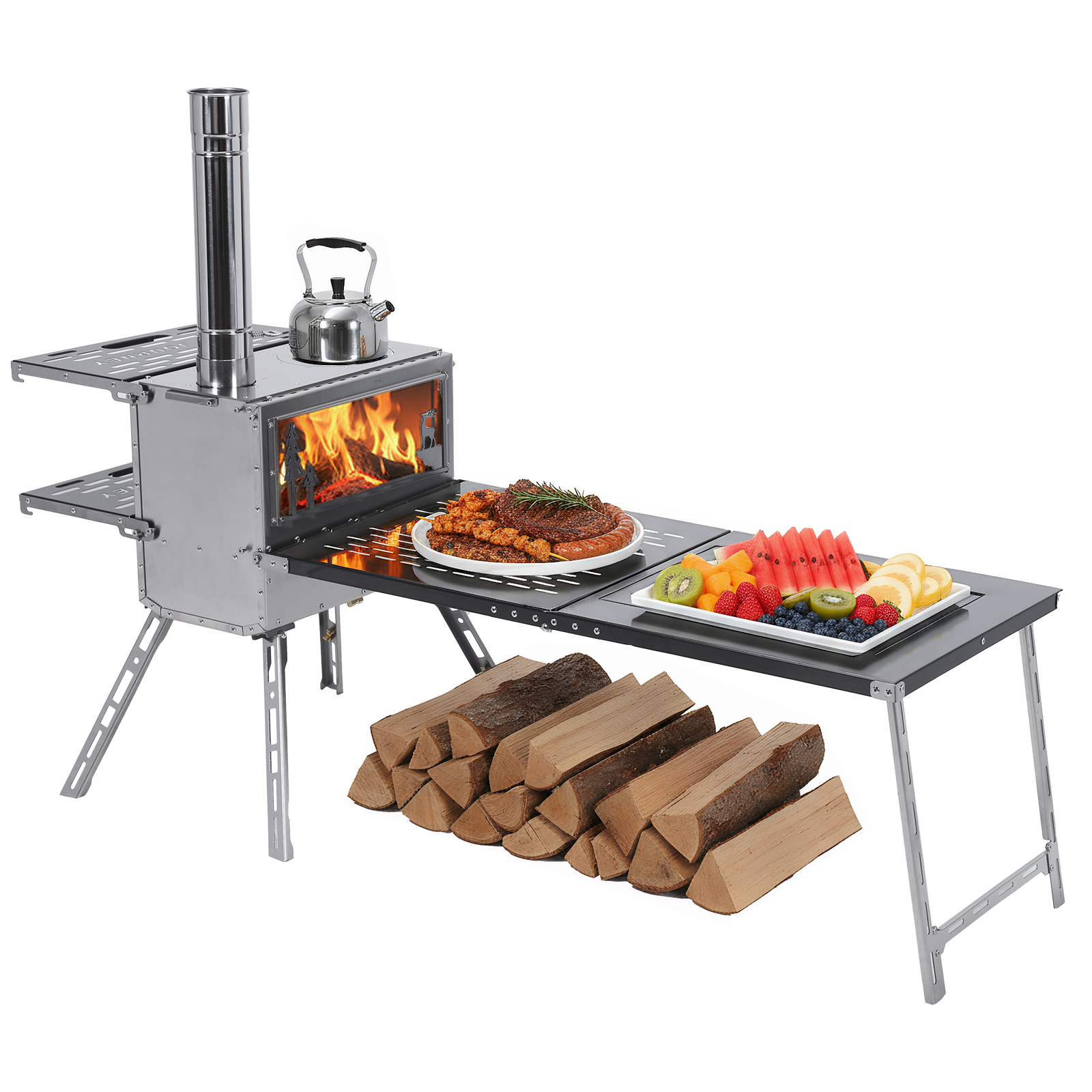 Outdoor Hunting Table - Portable Stoves with Oven & Camping