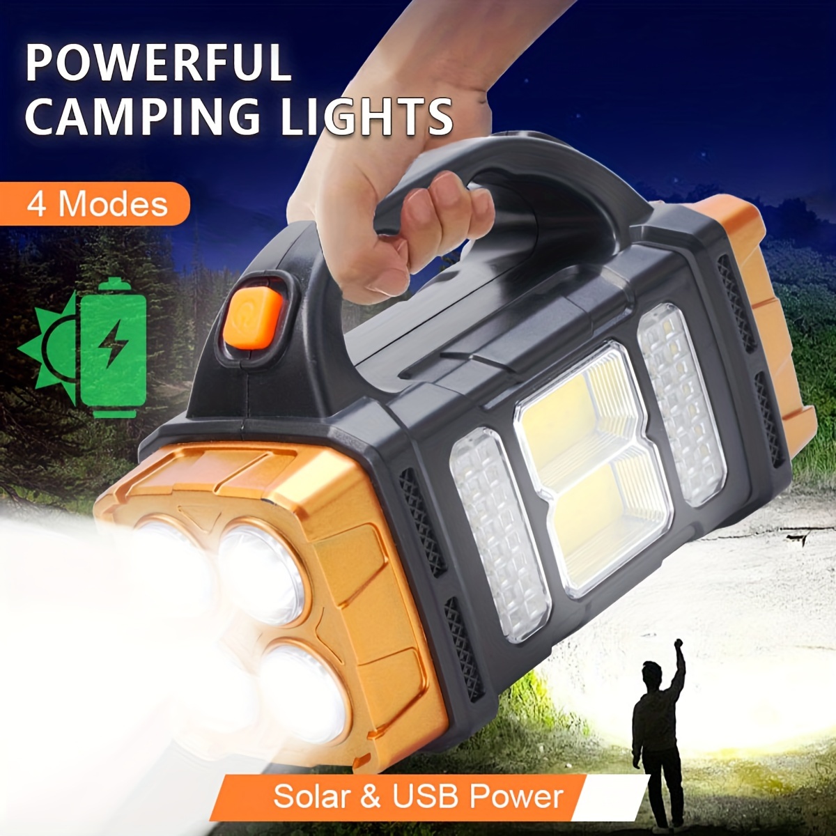 Hunting Outdoor - New Upgrade Rechargeable High Power Solar