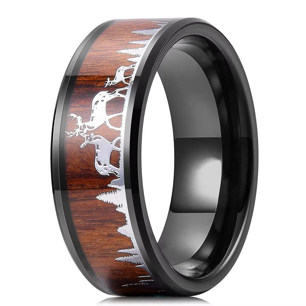 Wildman Hunting & Outdoor Polokwane - Fashion 8mm Koa Wood Inlay Deer