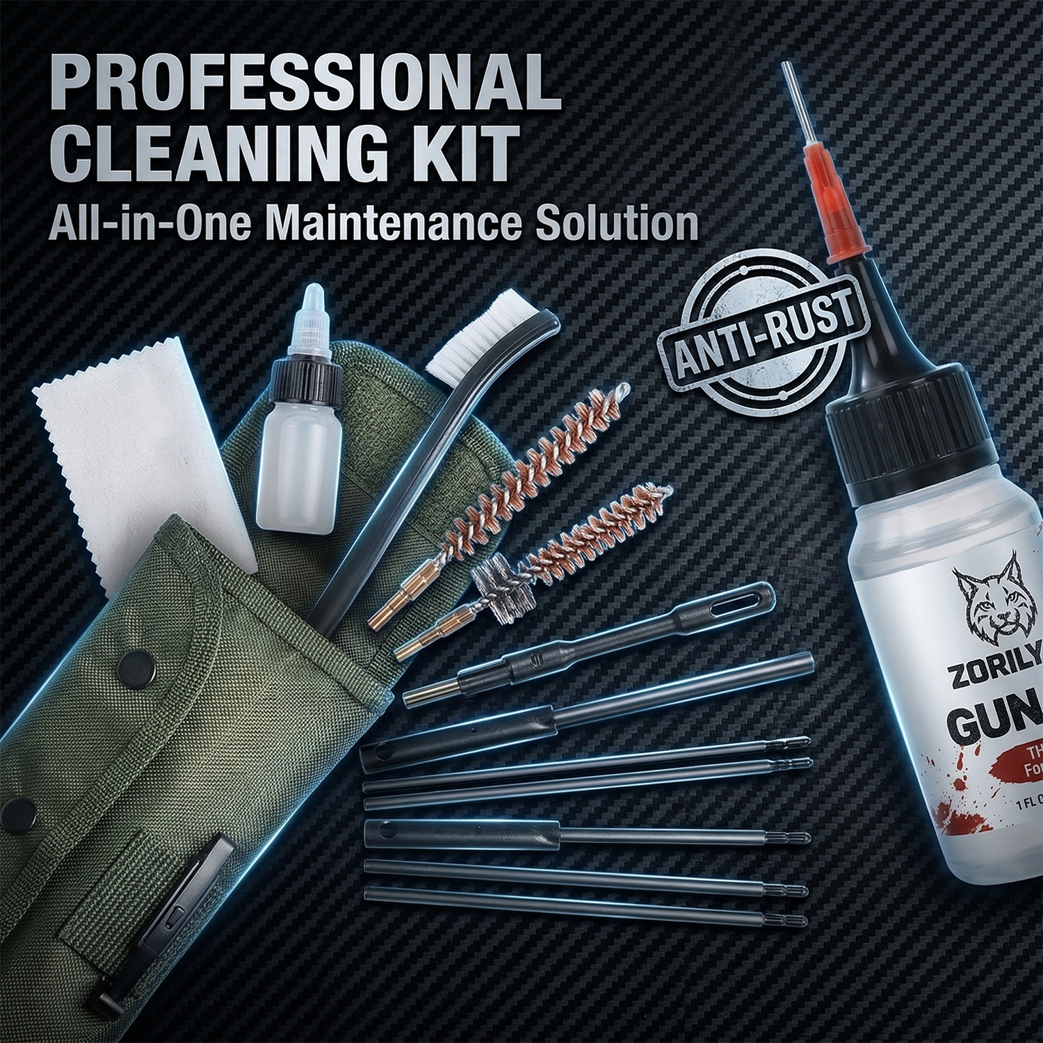 Tactical Gun Cleaning Kit 1oz  - Gun Cleaning Rod review and price
