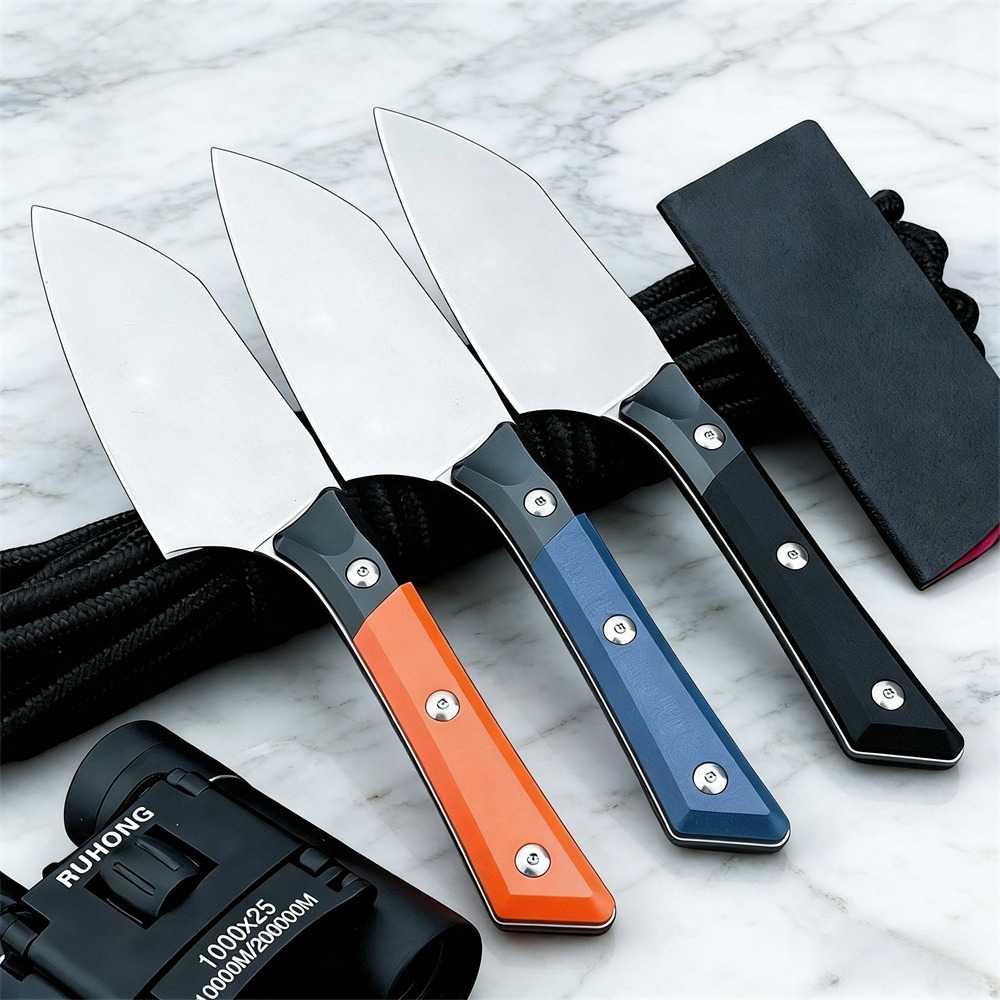 NEW Fixed Blade Knife D2 Balde - Hunting Camp Outdoor Kitchen review and price