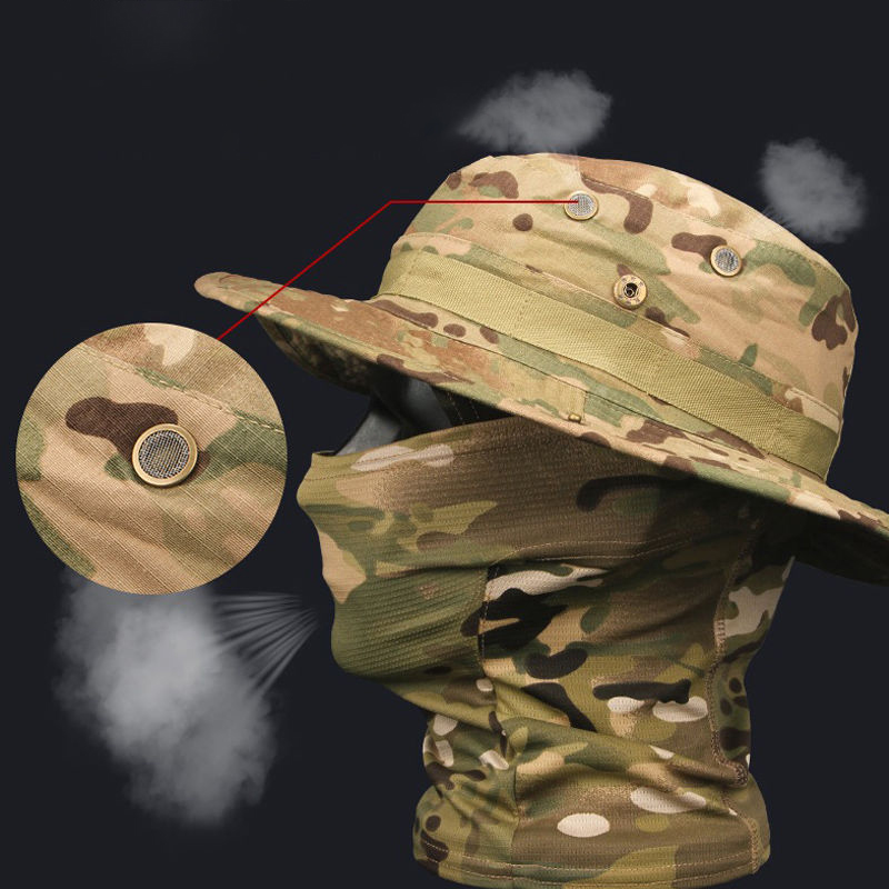 Camouflage Boonie Cap Balaclav - Mens Outdoor Hunting Hats review and price