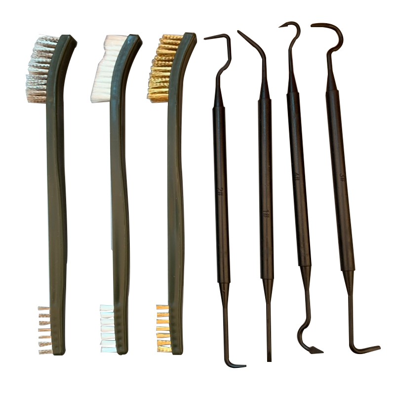3/4/7 Pcs 1 Set Wire Brush Bor - Gun Cleaning Rod review and price