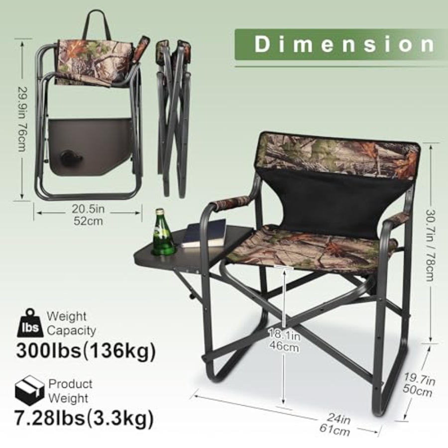 Directors Camping Chairs-Light - Outdoor Hunting Table review and price