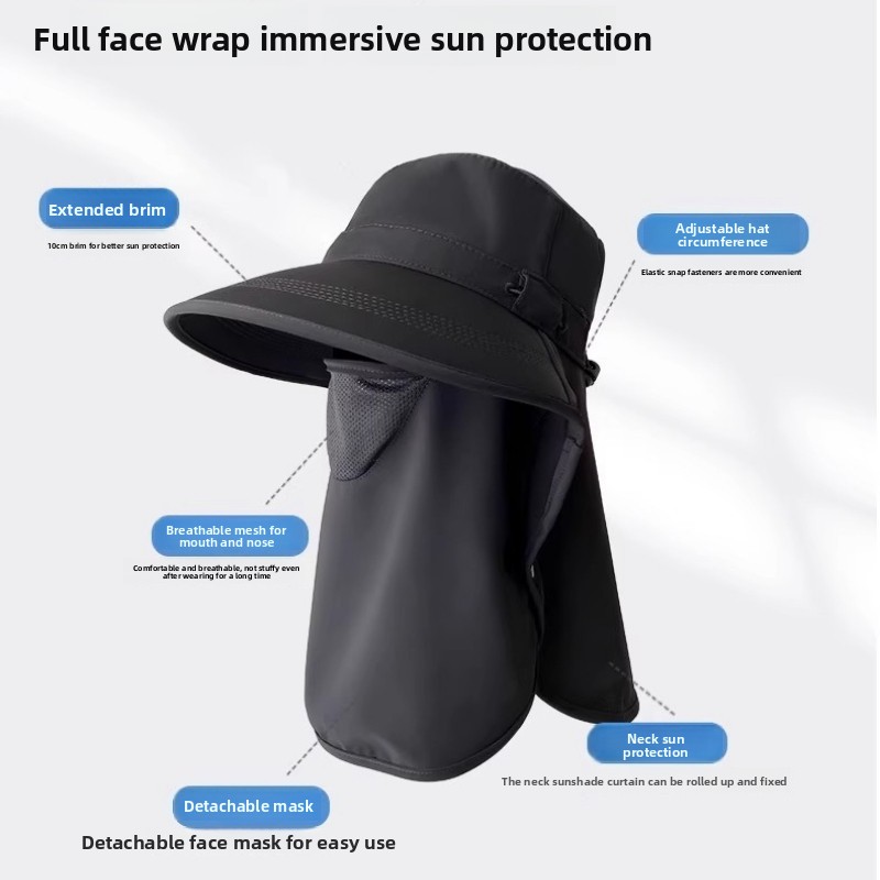 Full Coverage Sun Hat with Fac - Mens Outdoor Hunting Hats review and price