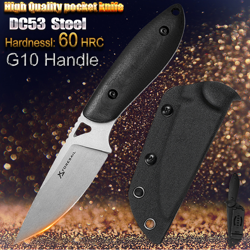 DC53 Steel G10 Handle Fixed Kn - Hunting Camp Outdoor Kitchen review and price