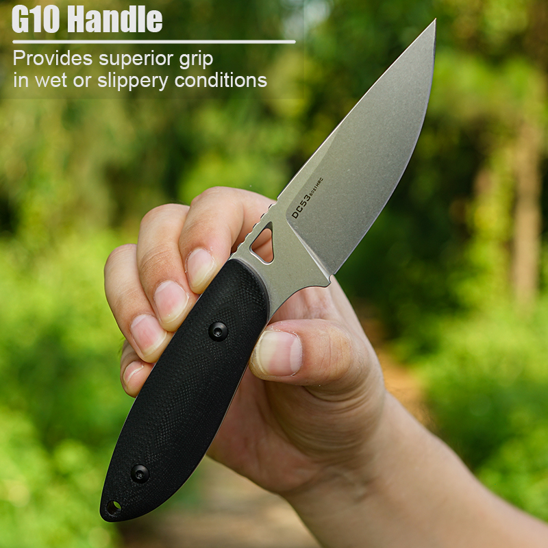 DC53 Steel G10 Handle Fixed Kn - Hunting Camp Outdoor Kitchen review and price