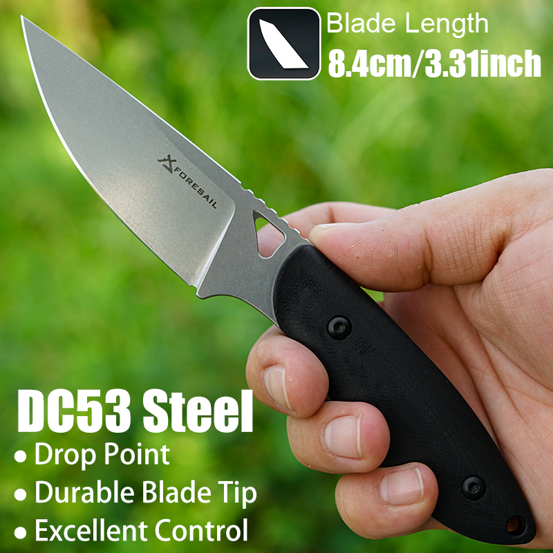 DC53 Steel G10 Handle Fixed Kn - Hunting Camp Outdoor Kitchen review and price