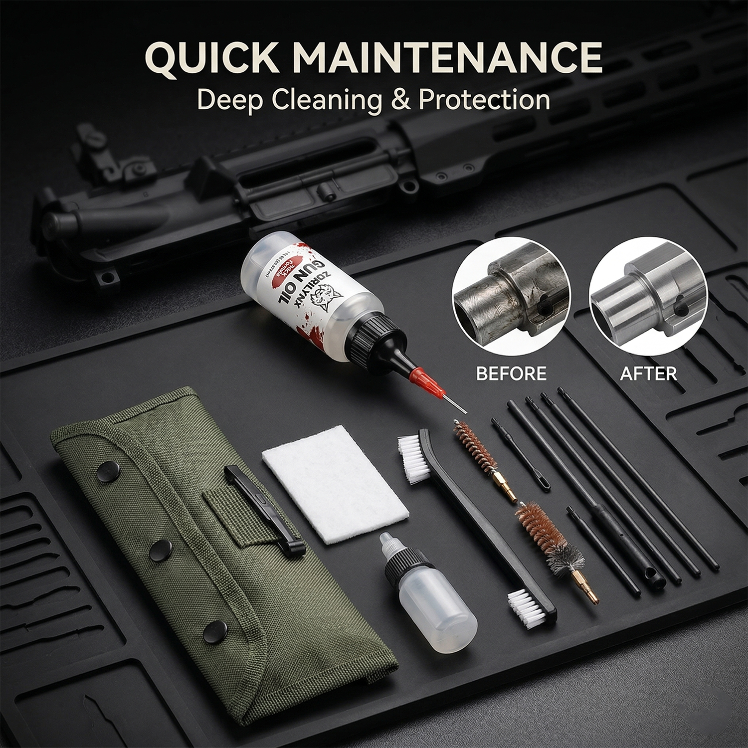 Professional Gun Cleaning Kit  - Gun Cleaning Rod review and price
