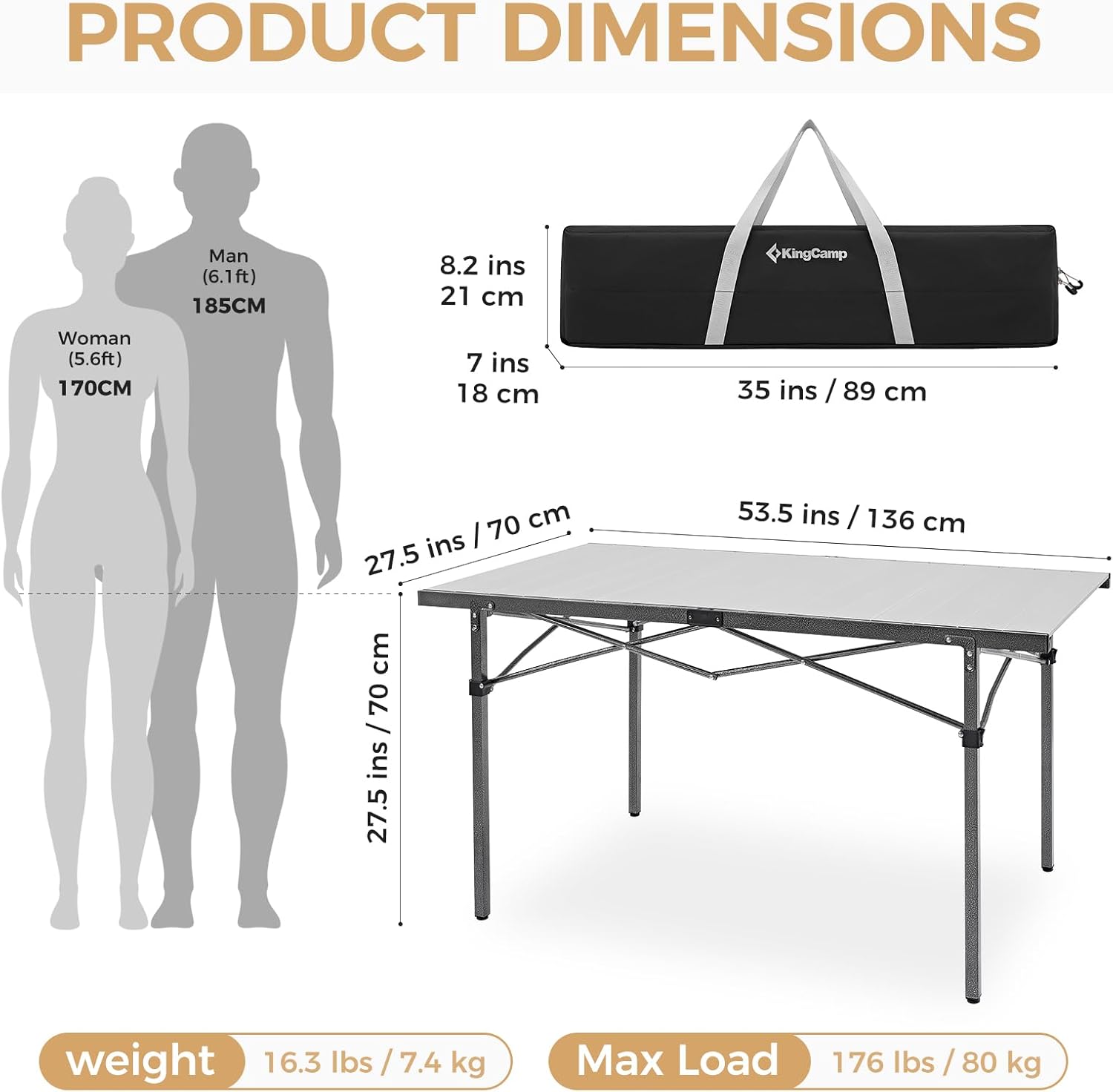 Aluminum Camping Table Foldabl - Outdoor Hunting Table review and price