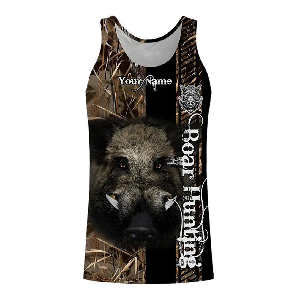 Custom Name Boar Hunter Tank T - Wildman Hunting & Outdoor Polokwane review and price