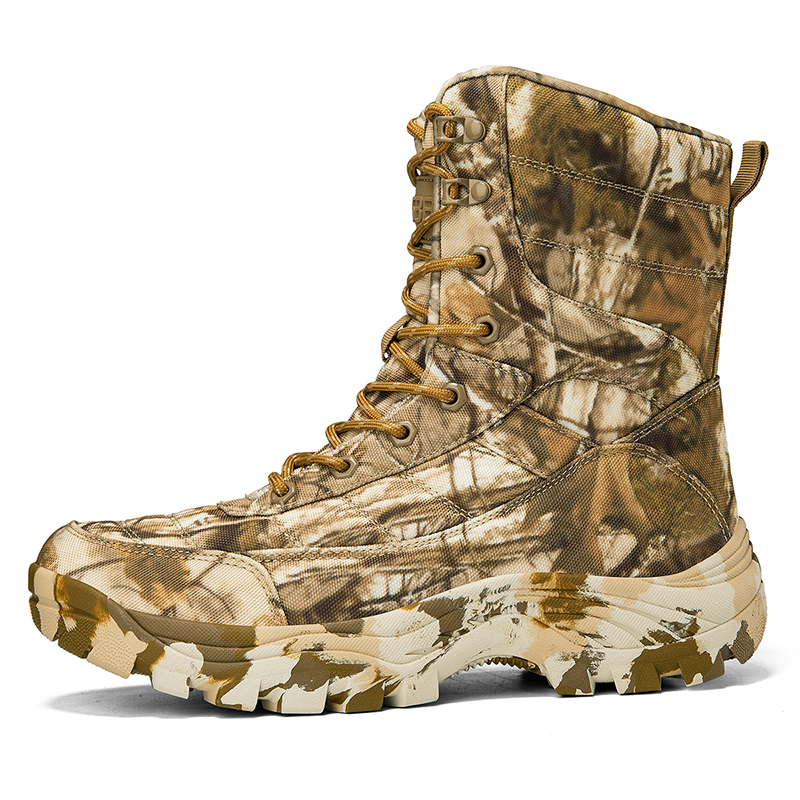Men's Tactical Boots Anti Slip - Outdoor Hunting Fabric review and price
