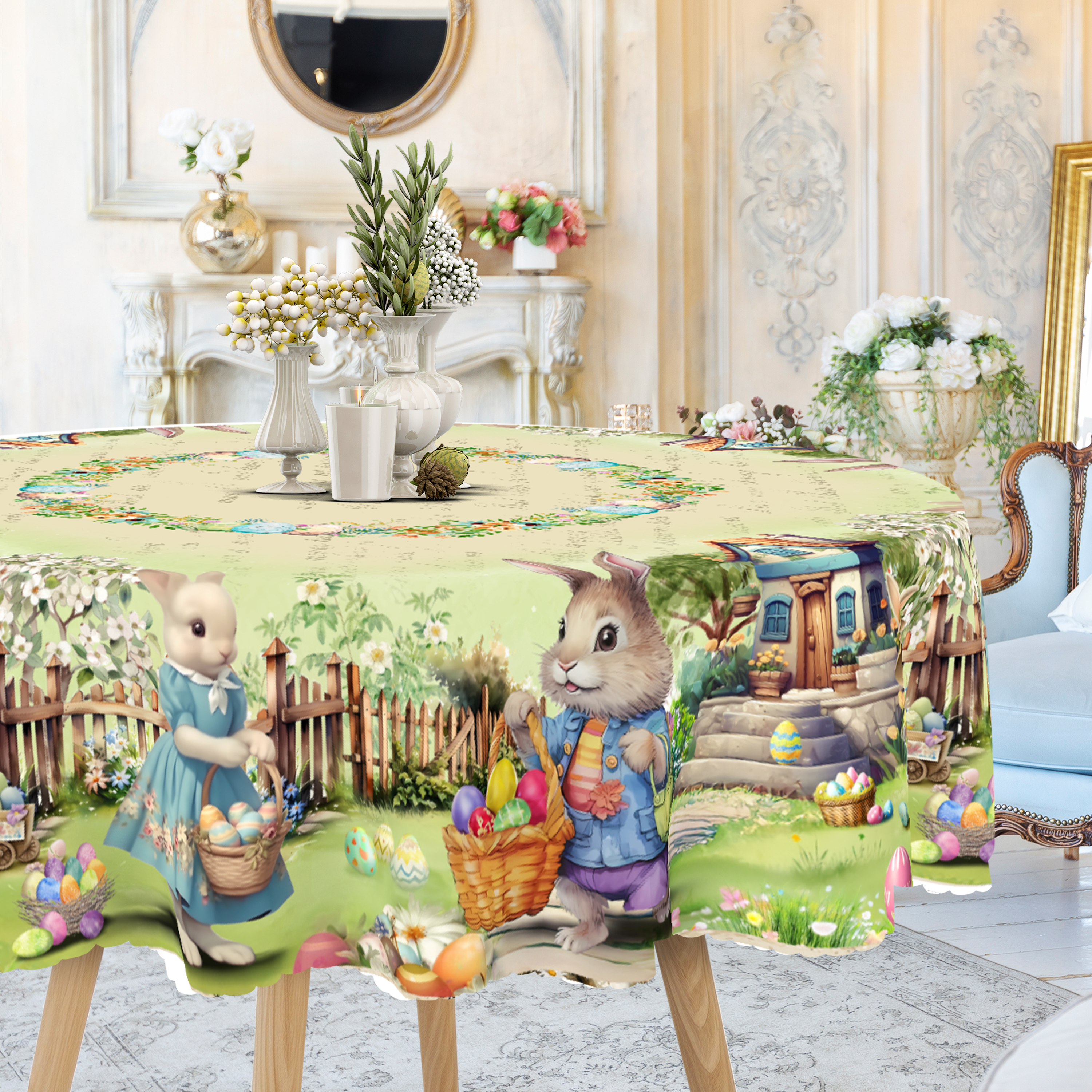 1 Piece, Easter-Themed Polyest - Outdoor Hunting Table review and price