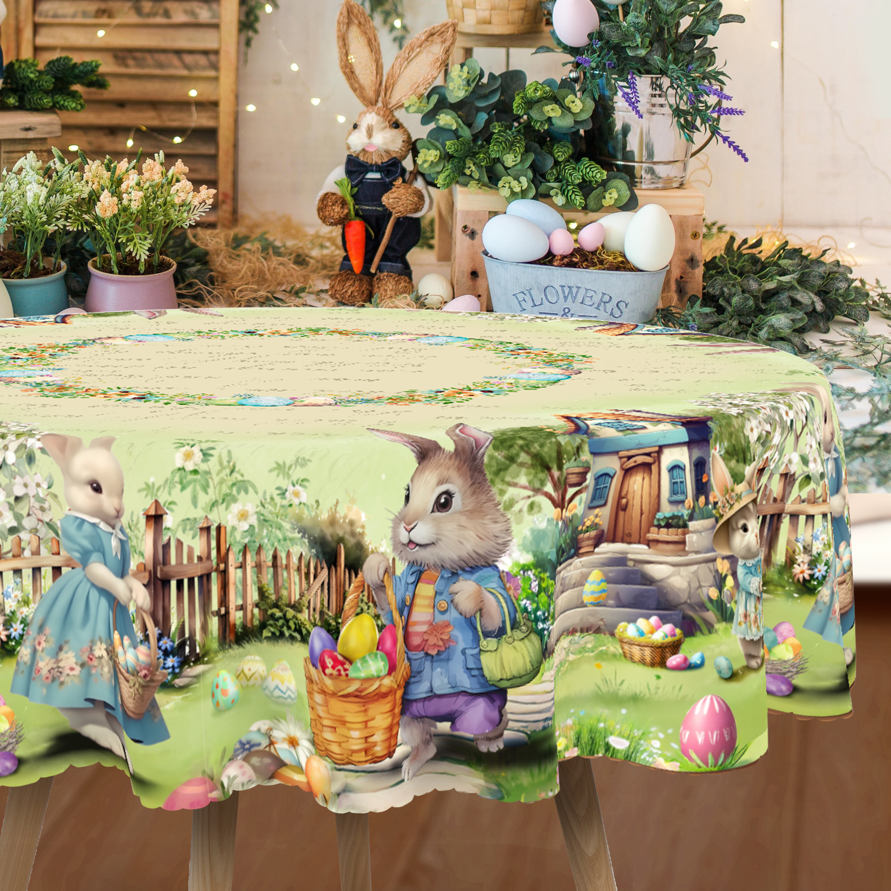 1 Piece, Easter-Themed Polyest - Outdoor Hunting Table review and price