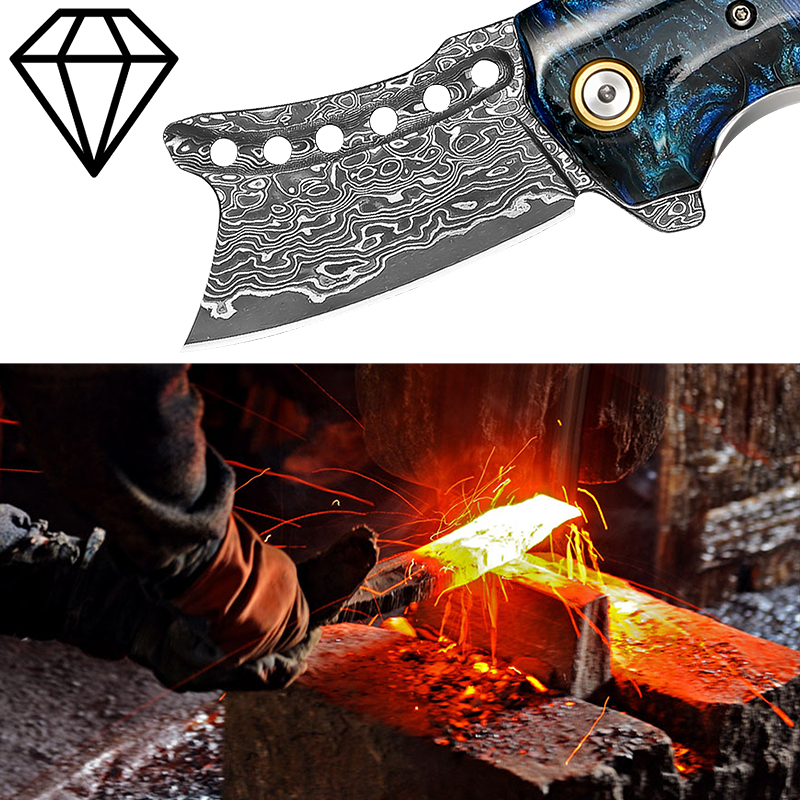 Handmade Damascus Steel Pocket - Hunting Camp Outdoor Kitchen review and price