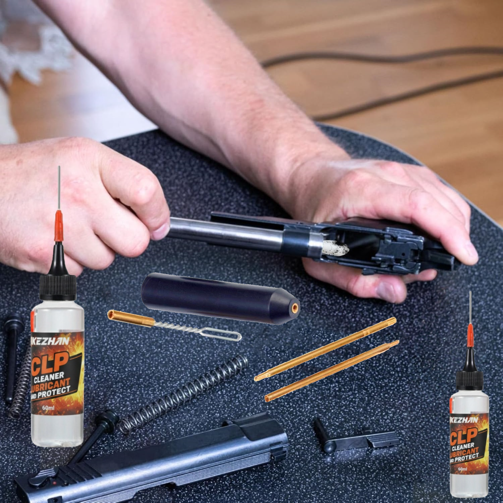 8Pcs/Set Hand Gun Rod Brush Po - Gun Cleaning Rod review and price