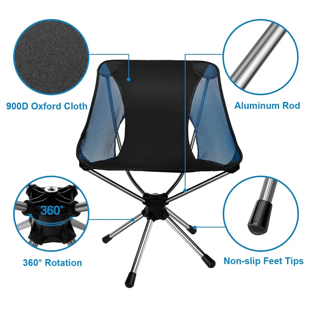 Folding Camping Chair 360° Rot - Outdoor Hunting Chair review and price