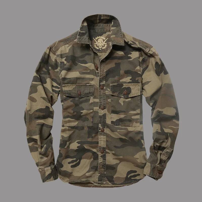 Men Outdoor Camouflage Militar - Hunting Outdoor Shirts review and price