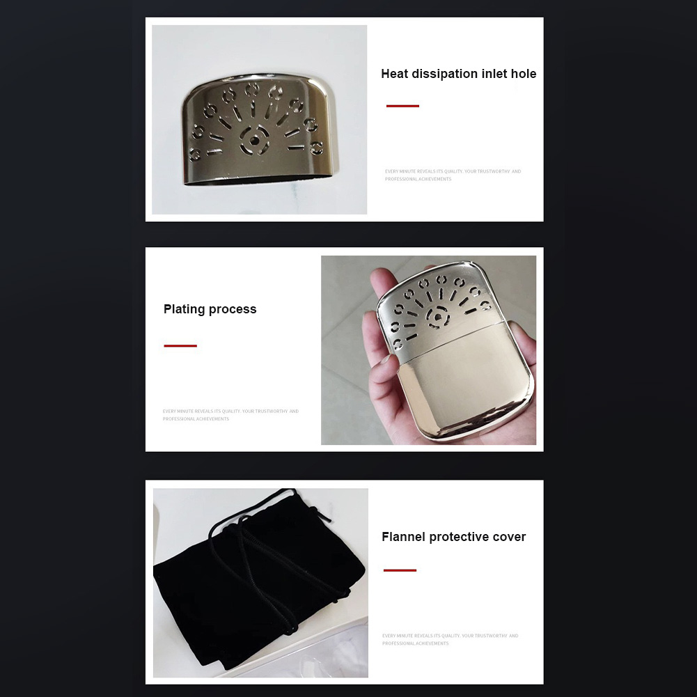 Zinc Alloy Pocket Hand Warmer  - Outdoor Hunting Heater review and price