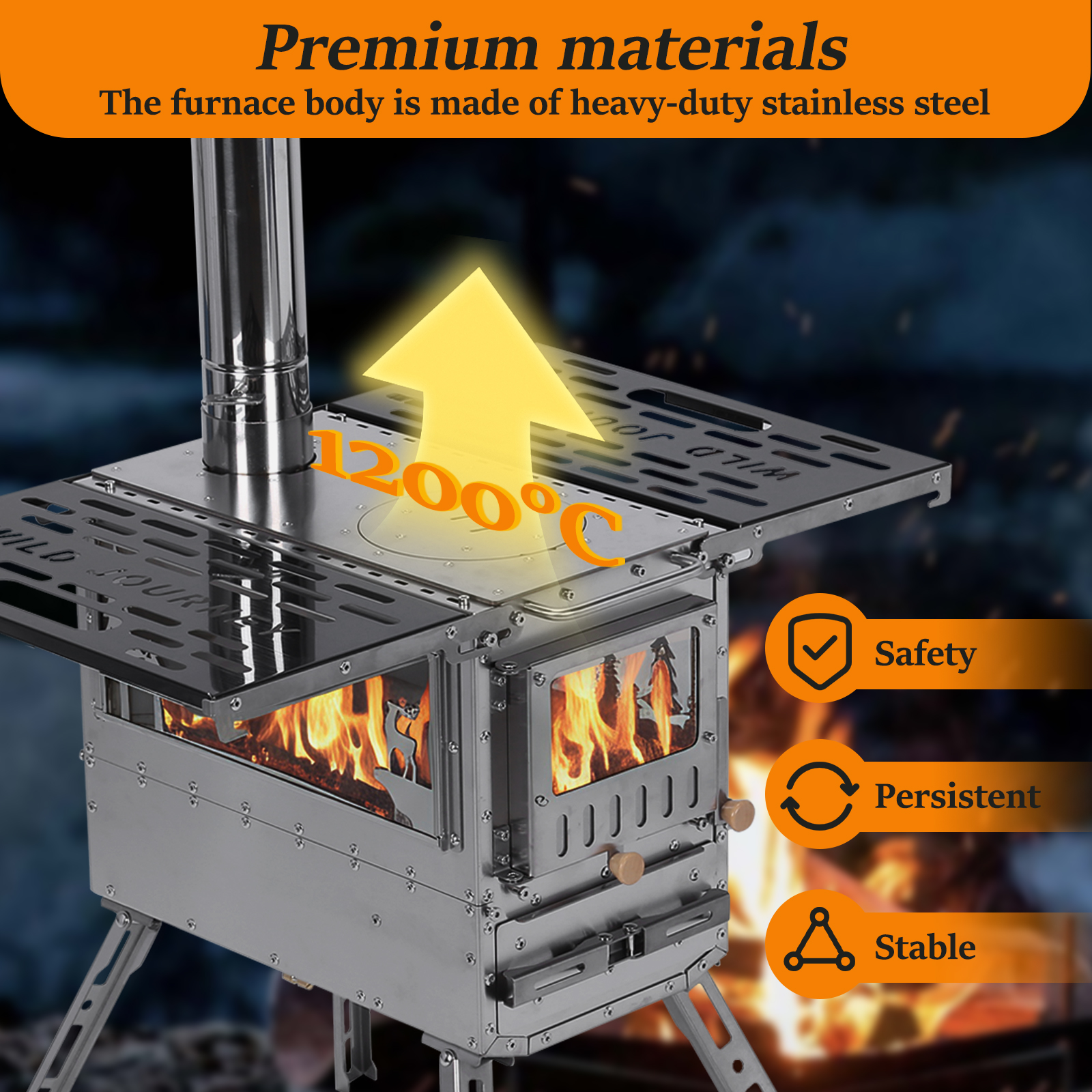 Portable  Stoves with Oven & C - Outdoor Hunting Table review and price
