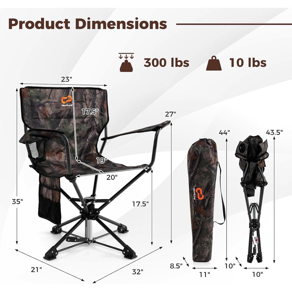 360° Rotating Hunting Seat wit - Hunting Outdoor review and price