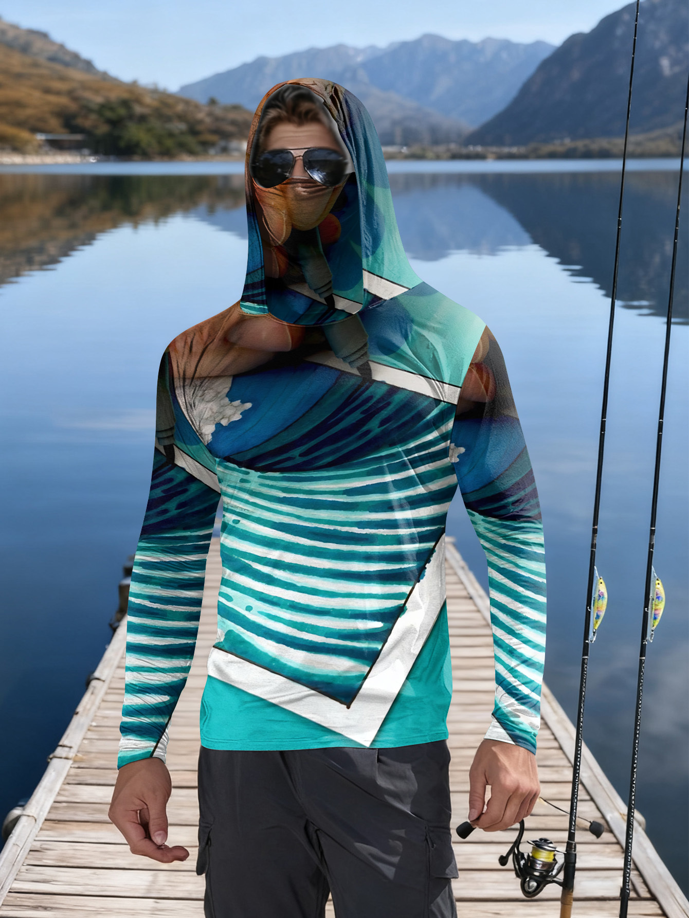 Fishing hooded sweatshirt men' - Hunting Outdoor review and price