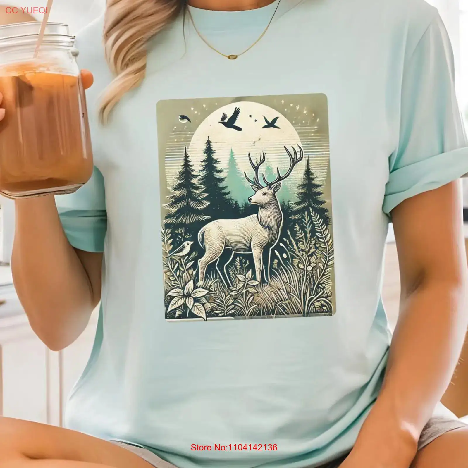 Vintage Deer T Shirt Retro Hun - Hunting Outdoor Shirts review and price