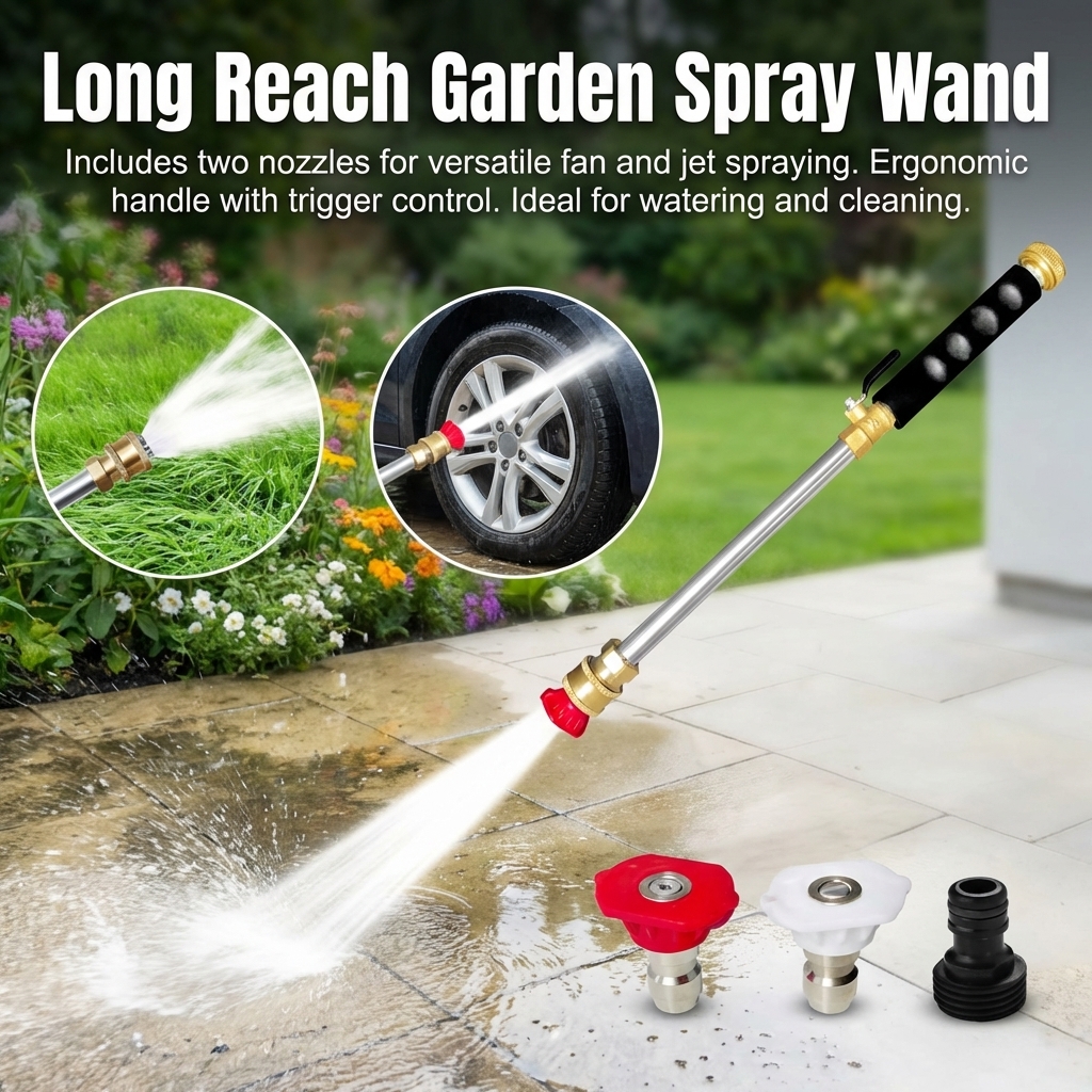 High-Pressure Water-Gun with 2 - Gun Cleaning Rod review and price