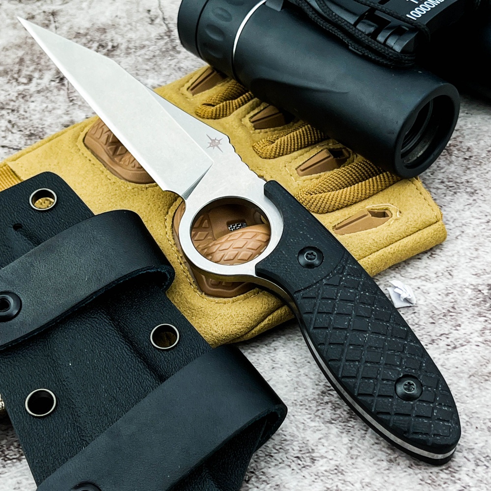 Sharp straight Fixed knife 8Cr - Hunting Camp Outdoor Kitchen review and price