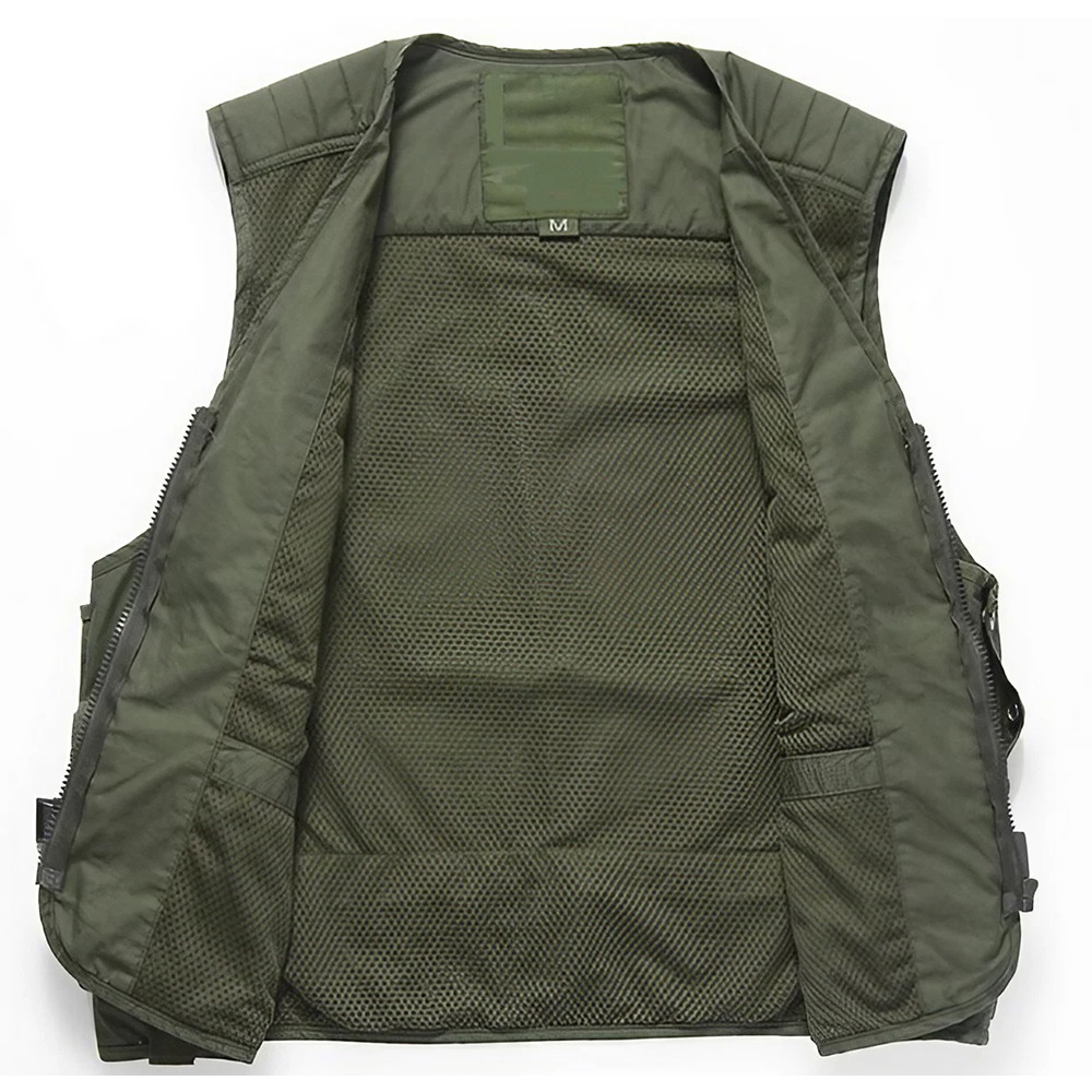 Men Fishing Vest 10 Pockets Br - Outdoor Hunting Fabric review and price