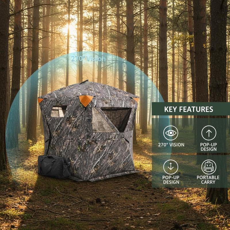 Ground Hunting Tent 60x60x66 I - Outdoor Hunting Fabric review and price