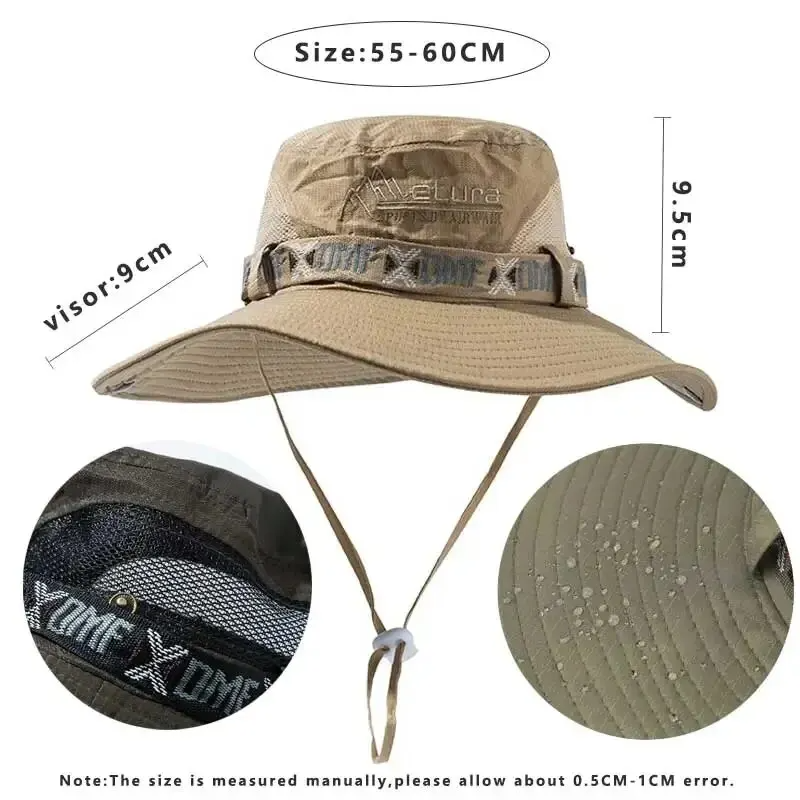 Summer Men Bucket Hat Outdoor  - Mens Outdoor Hunting Hats review and price