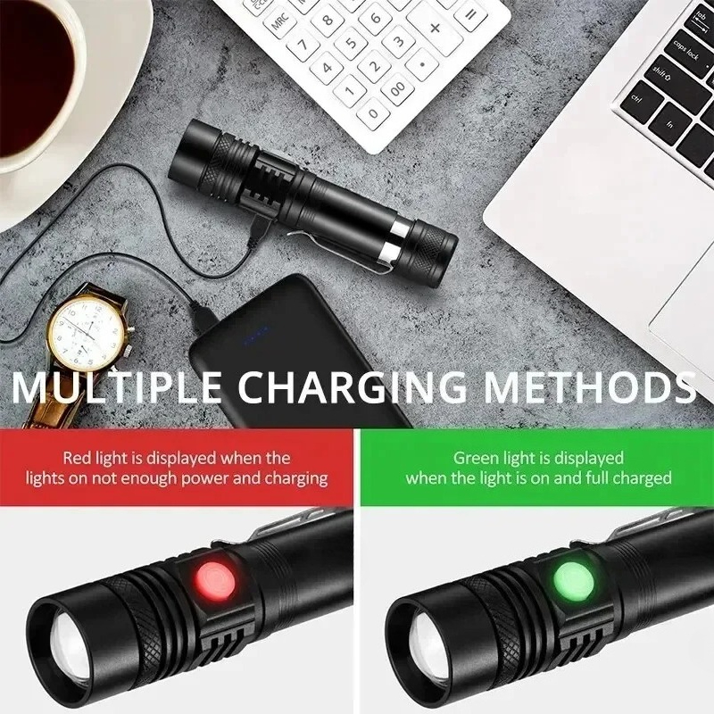 T6 LED Rechargeable Flashlight - Hunting Outdoor review and price