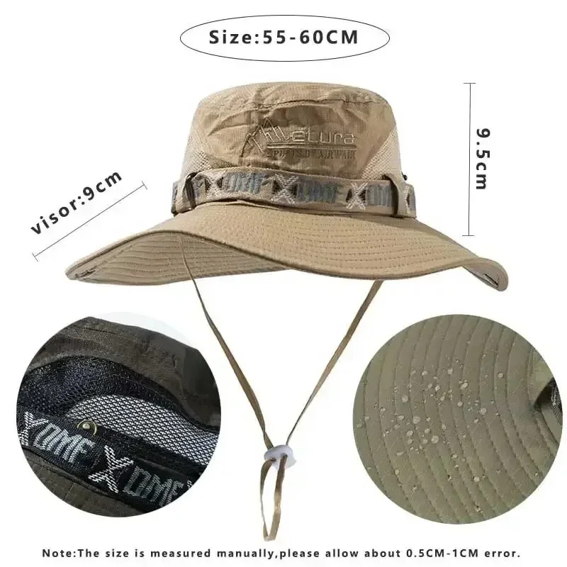 Summer Men Bucket Hat Outdoor  - Mens Outdoor Hunting Hats review and price