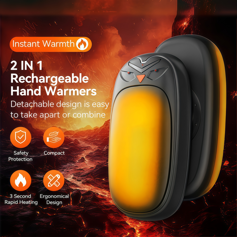 Hand Warmers 2000mAh*2 Recharg - Outdoor Hunting Heater review and price